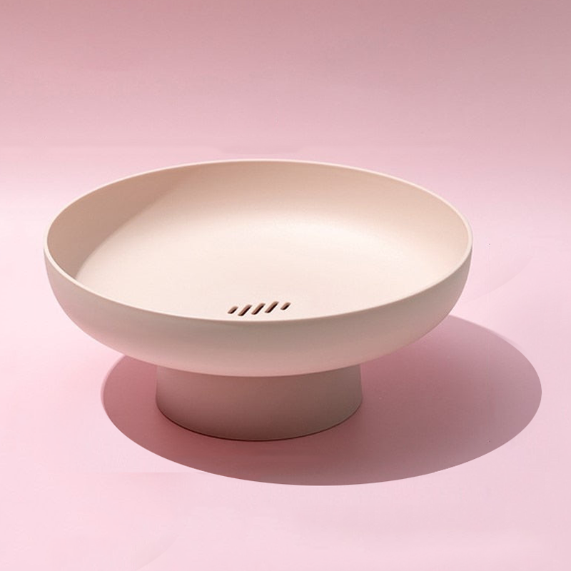 Nordic Style Fruit Bowl with Drain and Storage