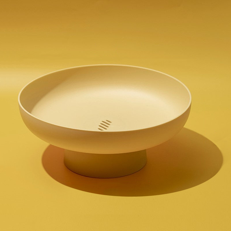 Nordic Style Fruit Bowl with Drain and Storage