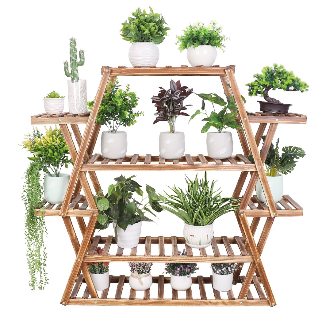 Pine Plant Stand (8 Tier)