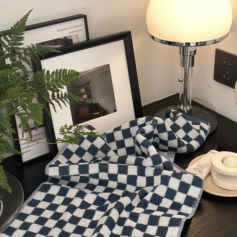 Retro Striped & Checkered Towels