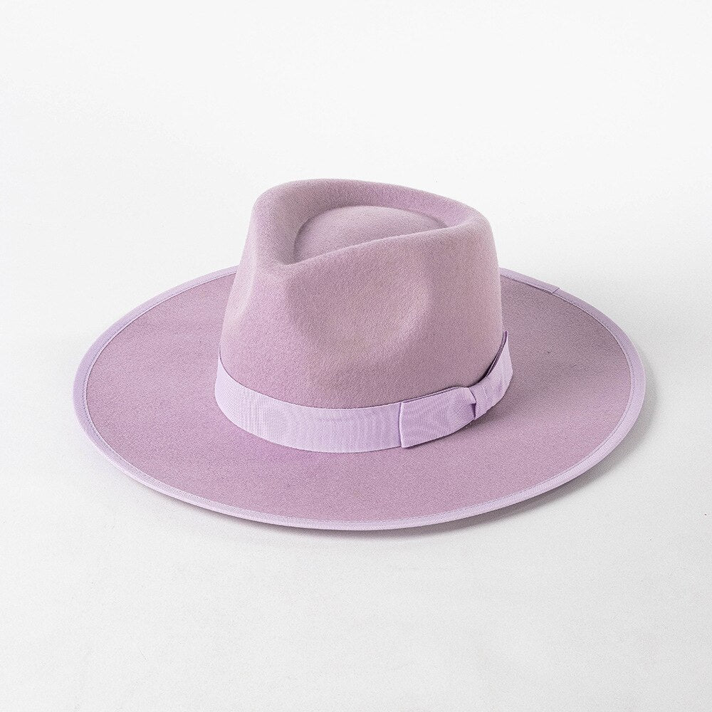 Coloured Wool Fedora