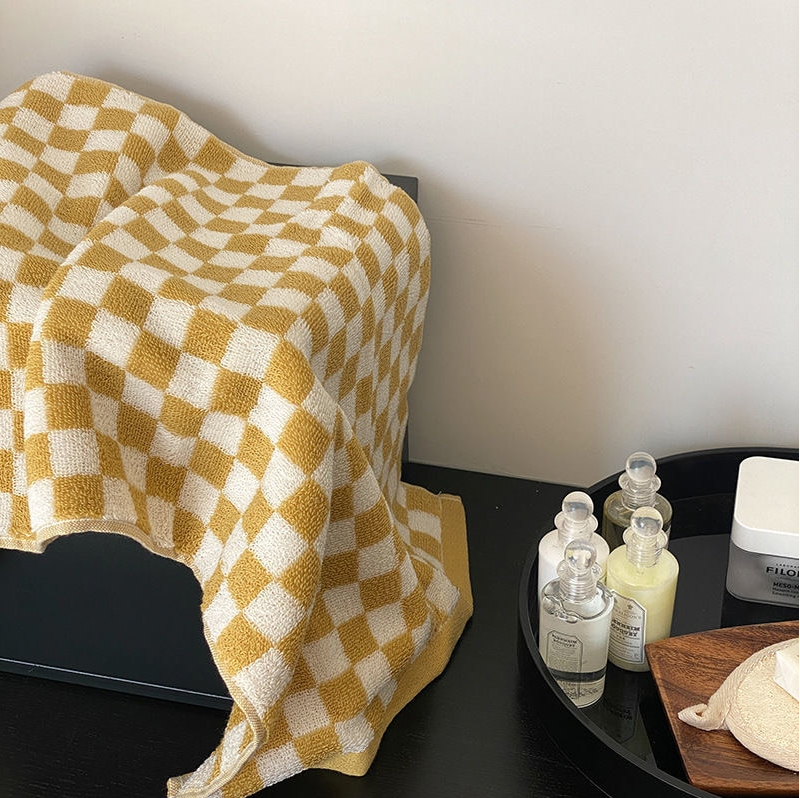 Retro Striped & Checkered Towels