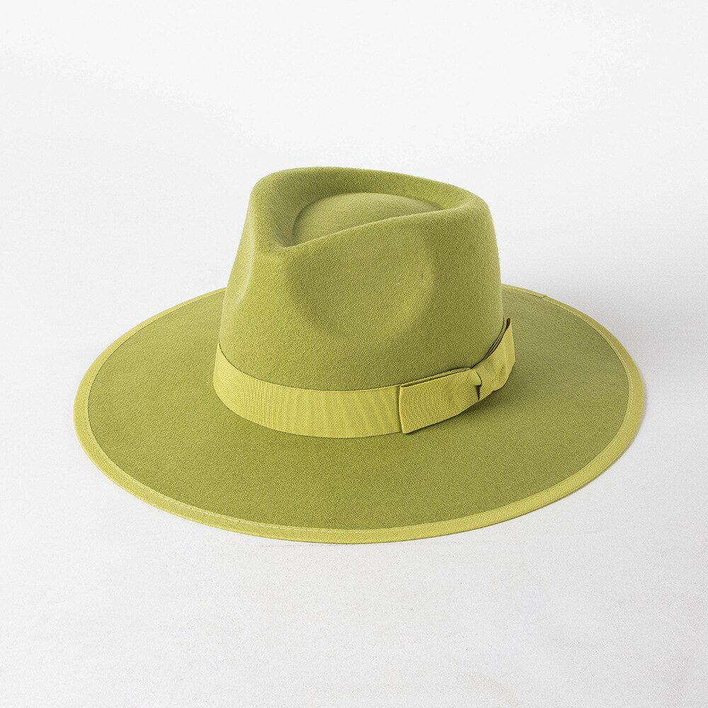 Coloured Wool Fedora