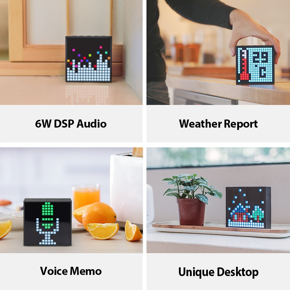 Divoom Timebox Evo Bluetooth Speaker w/ Pixel Screen