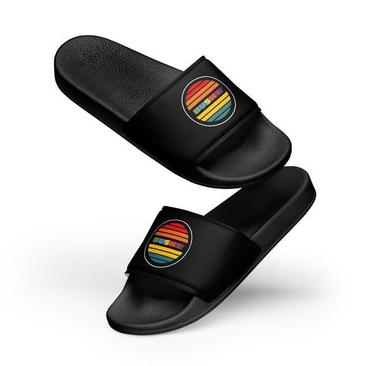 Bushy men's slides