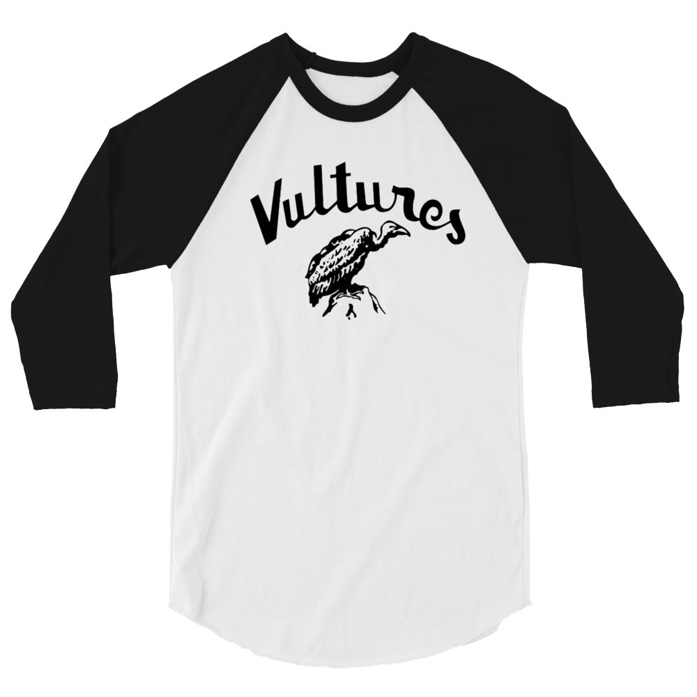 Debbie Harry 'Vultures' Raglan T - Shirt in Black, Red or Green (Unisex)